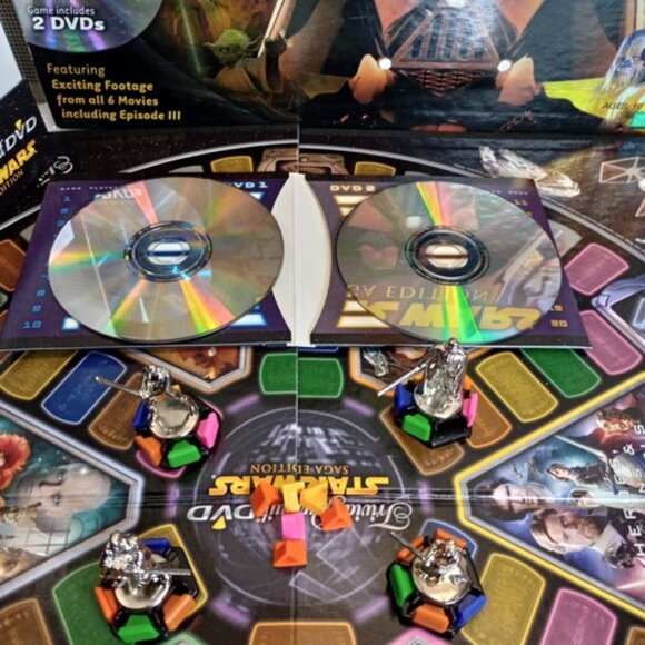 Star Wars Saga Edition Trivial Pursuit DVD Game 2 to 4 Players or Teams Ages 10+ - Picture 10 of 12